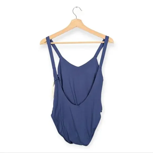 NWT Vitamin A Swim Blue EcoLux One Piece Swimsuit Size 8/M